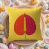 Simple And Natural Floral Restaurant Decor Pillow Case Sofa Living Room Bedroom Headboard Backrest Cushion Square Cushion