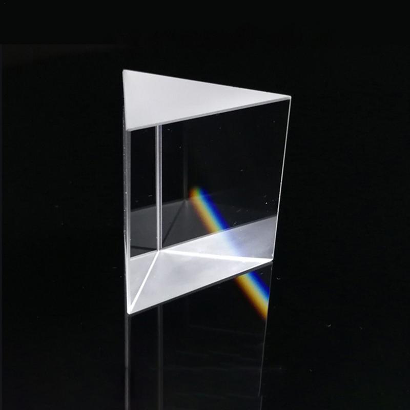 

Optical Triangular Prism 10*10*10mm Right Angle Internal Reflection Prisms Mirror Reflective Surface Light Refraction Experiment United States