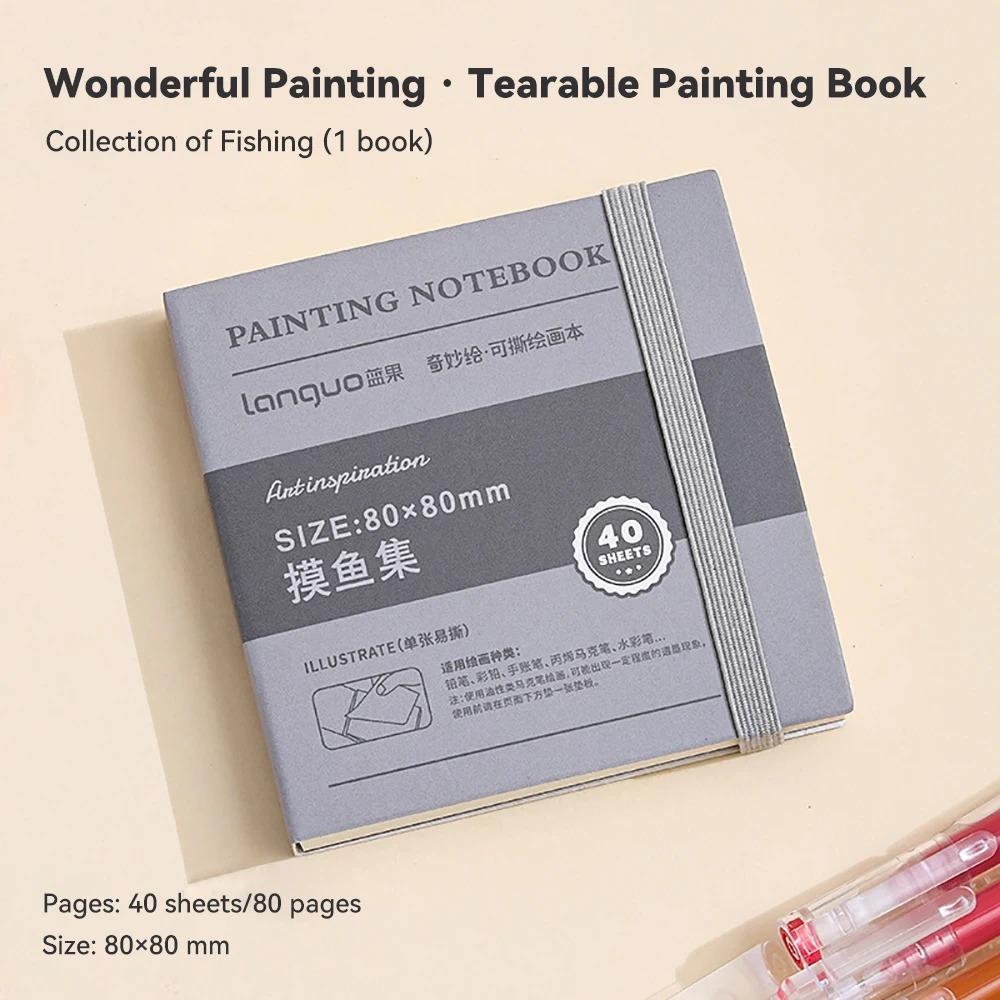 Hardcover Sketchbook Handbook Classic Mini Drawing Book Tearable Drawing Notebook Student