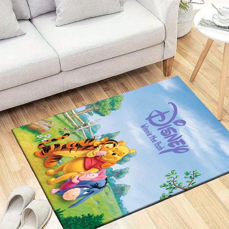 

1pc Winnie Tigger Piglet Pattern Area Rug Soft Flannel Floor Mat for Living Room, Bedroom, Sofa Coffee Table Floor Mat, Machine Washable 60cm by 90cm