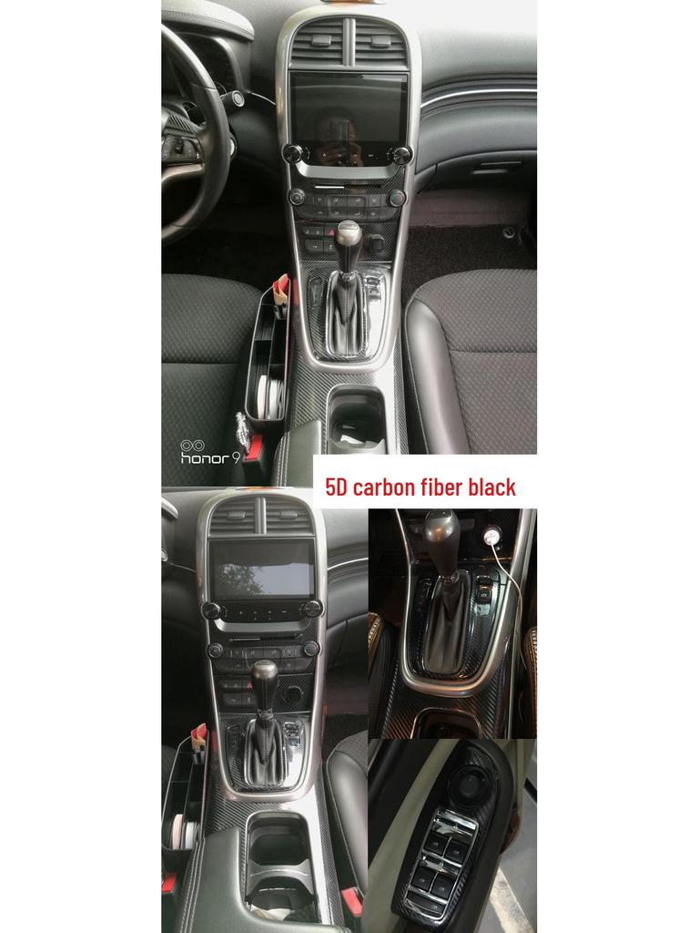 13-15 Malibu Interior Modification Stickers: Center Console Armrest & Gear Shift Decoration Film