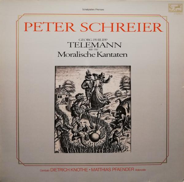 LP Record GEORG PHILIPP TELEMANN , PETER SCHR - Moralische Kantaten 460188 Eurodisc 1980 Germany Classical Used