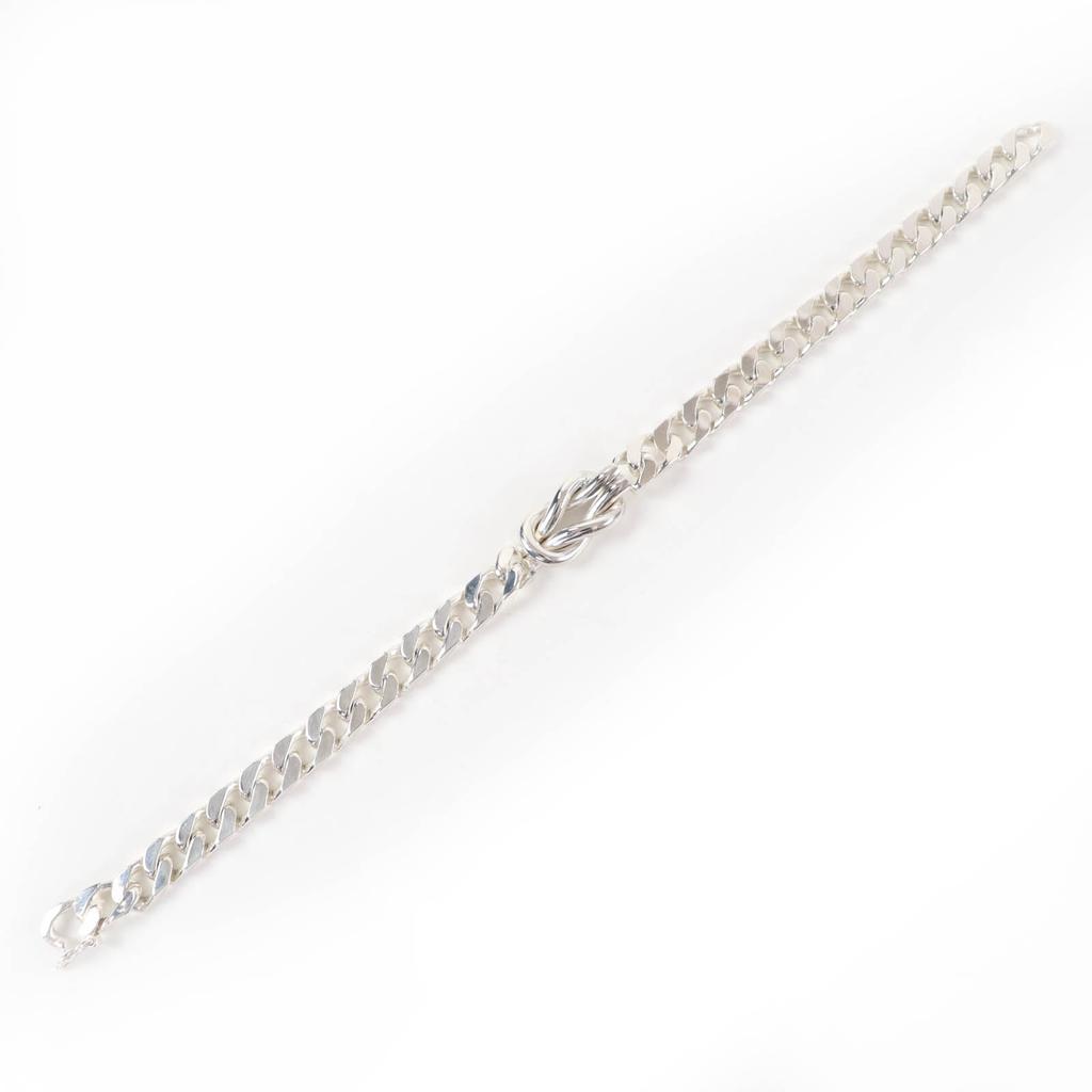 Excellent TIFFANY&Co. Bracelet Center Knot Silver 925 Mens Used