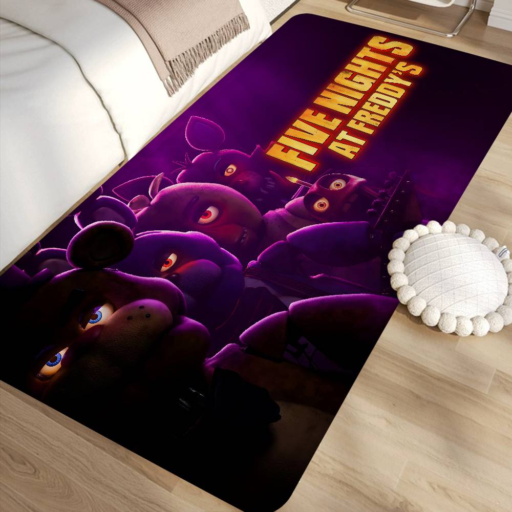 F-FNAF Five-nights-At-Freddys Door Mat Kids Room Bedroom Decoration Balcony Anti-Slip Doormat Living Room Doormat Area Rug
