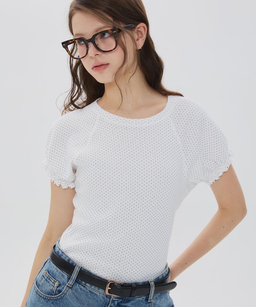 Nyuluki Balloon Sleeve T-Shirt_Ivory