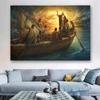 Jesus Christ Canvas Painting Art From Fear To Faith Religious Wall Decor Poster Print for Home Decor