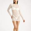 Women's European and American Lantern Sleeve Pullover Sweater