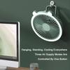 Mini Fan with Led Night Light Usb Rechargeable Fill Light Desk Fan Portable Table Lamp Variable Fan for Home Office Gift