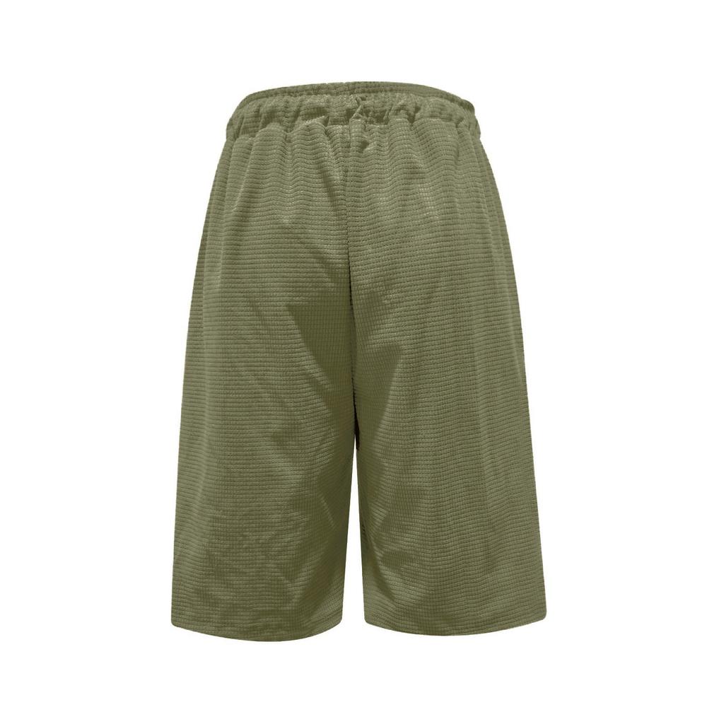 Men's Solid Color Shorts, Men's Sporty Casual Pants