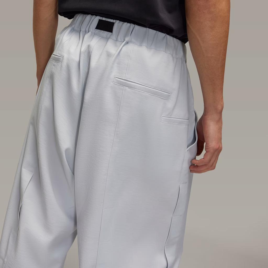Adidas X Y-3 Collaboration Solid Color Loose Straight Leg Casual Pants Men Bottoms Transparent-Gray JM7799