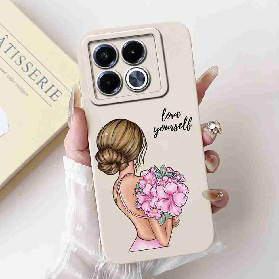 For Infinix Note 40 40X 5G Casing Lucky Girl Soft Silicone Case For Infinix Note 40 X  Note40 40X Pro 40Pro 5G Back Covers