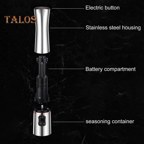 Salt Grinder Handheld Durable Mini Practical Portable Large Capacity Pepper for Restaurant