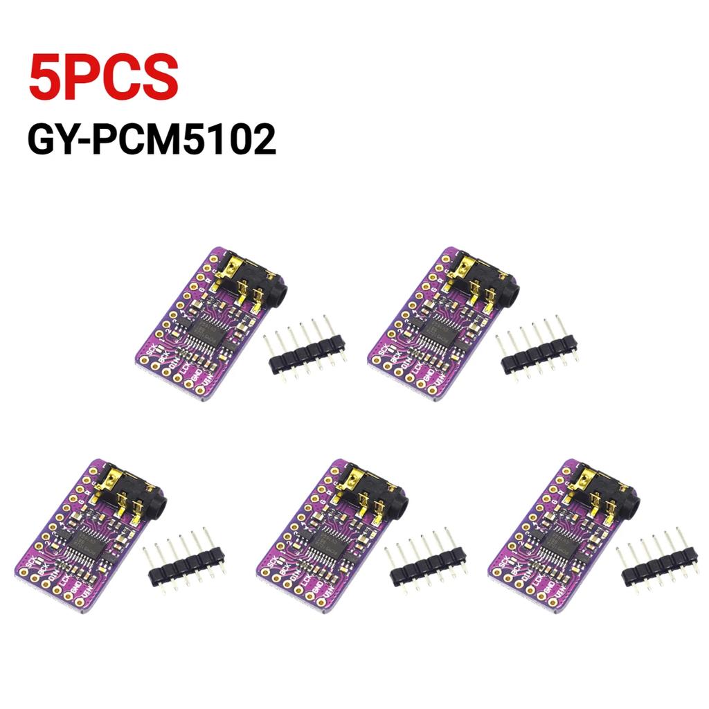 PCM5102 Digital Audio DAC Decoder Module I2S IIS Interface Lossless Digital Audio DAC Decoder Module for Arduino Raspberry Pi