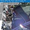 WOOGA Motorcycle Windshield Windshield Screen Panel Spoiler for Honda CBR400R CBR500R CBR 400R CBR 500R 2019 2020 2021 2022 2023 2024 Easy To Install