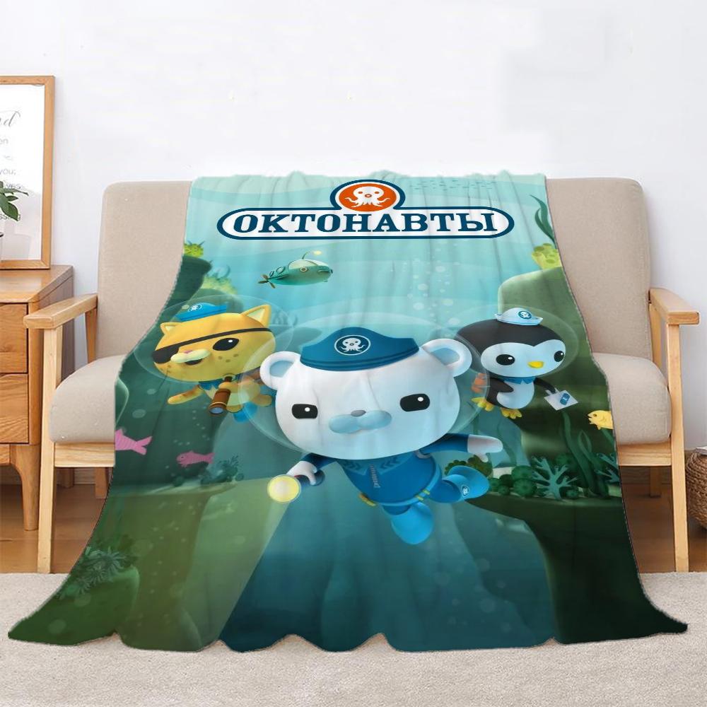 The Octonauts Thermal Blankets for Bed Blanket 150cm X 200cm Knitted Plaid Home Interior Luxury Bedding Beach Towel Throw Knee &