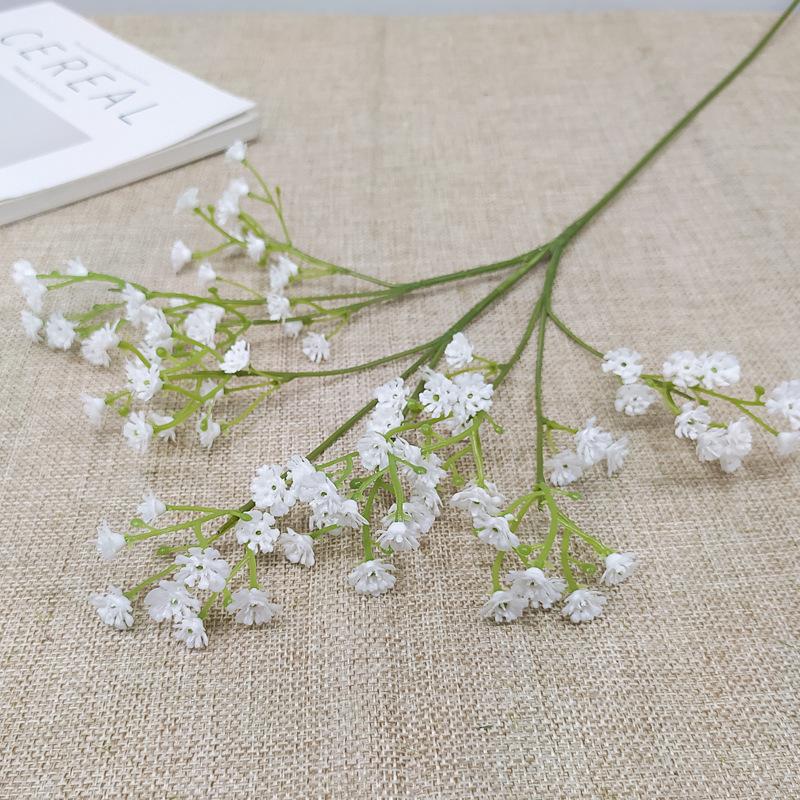 Simulation Gypsy dried flower bouquet, fake flower wedding decoration flower soft glue Gypsy simulated flower