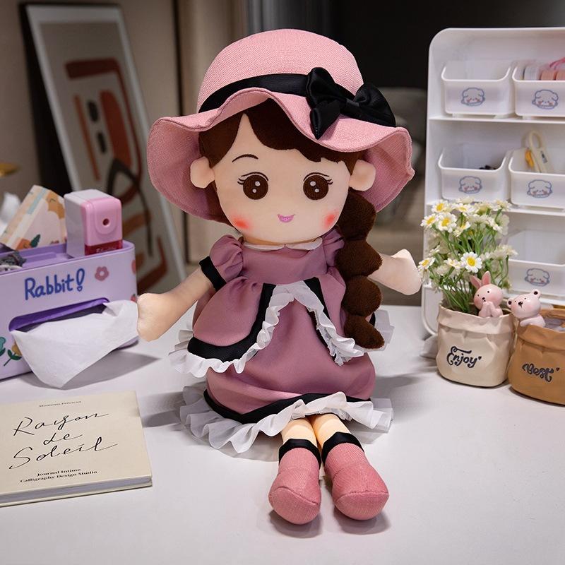 

Doll Plush Couple Toy Princess Wedding Soft Comfortable Girl Gift Children Pink Girl,45cm