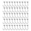50Pcs Fishing Hooks Rustproof Corrosion Resistant Freshwater Saltwater Sharp Crank Hooks Fishing Accessories