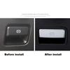 Car P Button Foot Brake Release Switch Decoration Stickers for Mercedes Benz A B S CLA GLA GLE GLS GL ML SLK Class