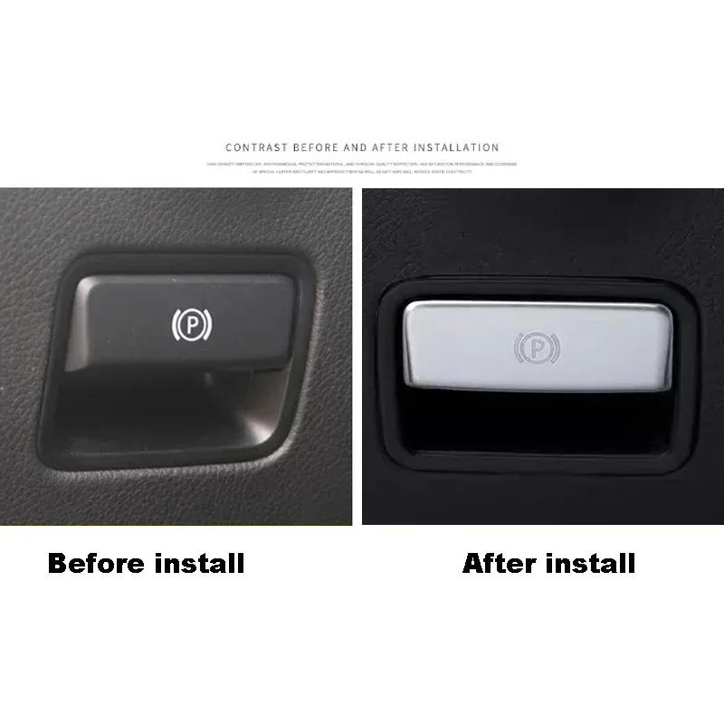 Car P Button Foot Brake Release Switch Decoration Stickers for Mercedes Benz A B S CLA GLA GLE GLS GL ML SLK Class