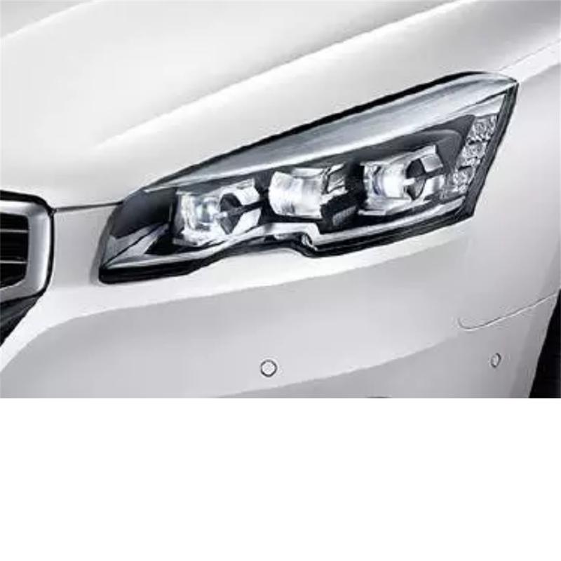 Couvercle de phare pour Peugeot 508 2015~2018 Couvercle de phare de voiture Lentille Verre Coque de phare Abat-jour Phare