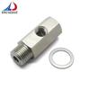 Edelstahl Öl Drucksensor T-Stück Adapter M16 x 1.5 auf 1/8NPT Turbo Zufuhr Leitung Manometer für Wassertemperatur Sensor Adapter