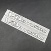 3D ABS Chrome C63S Logo Letters V8 BITURBO Badge Car Rear Star Sticker Trunk AMG Emblem For Mercedes Benz C63S AMG W205 C205 AO1JUYFT2