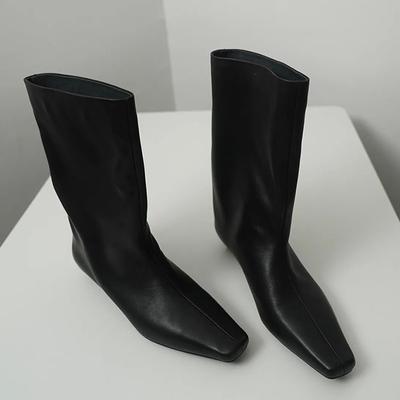 Fashion Flats Women Ankle Boots Pointed Toe Fashion Shoes Casual Cozy Woman Winter Botas 2025 New Designer Dress Mujer Chelsea Boots