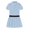 MARTINE GOLF Pique Zip-Up One-Piece_S/Blue