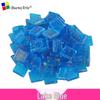 260 Stück 1 cm Transparente Eisjade Mosaik Glasperlen für DIY Kerzenhalter Basteln