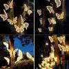 Fixed Model Outdoor Led Lamp Butterfly Shape Lighting  Garden DIY Decoration