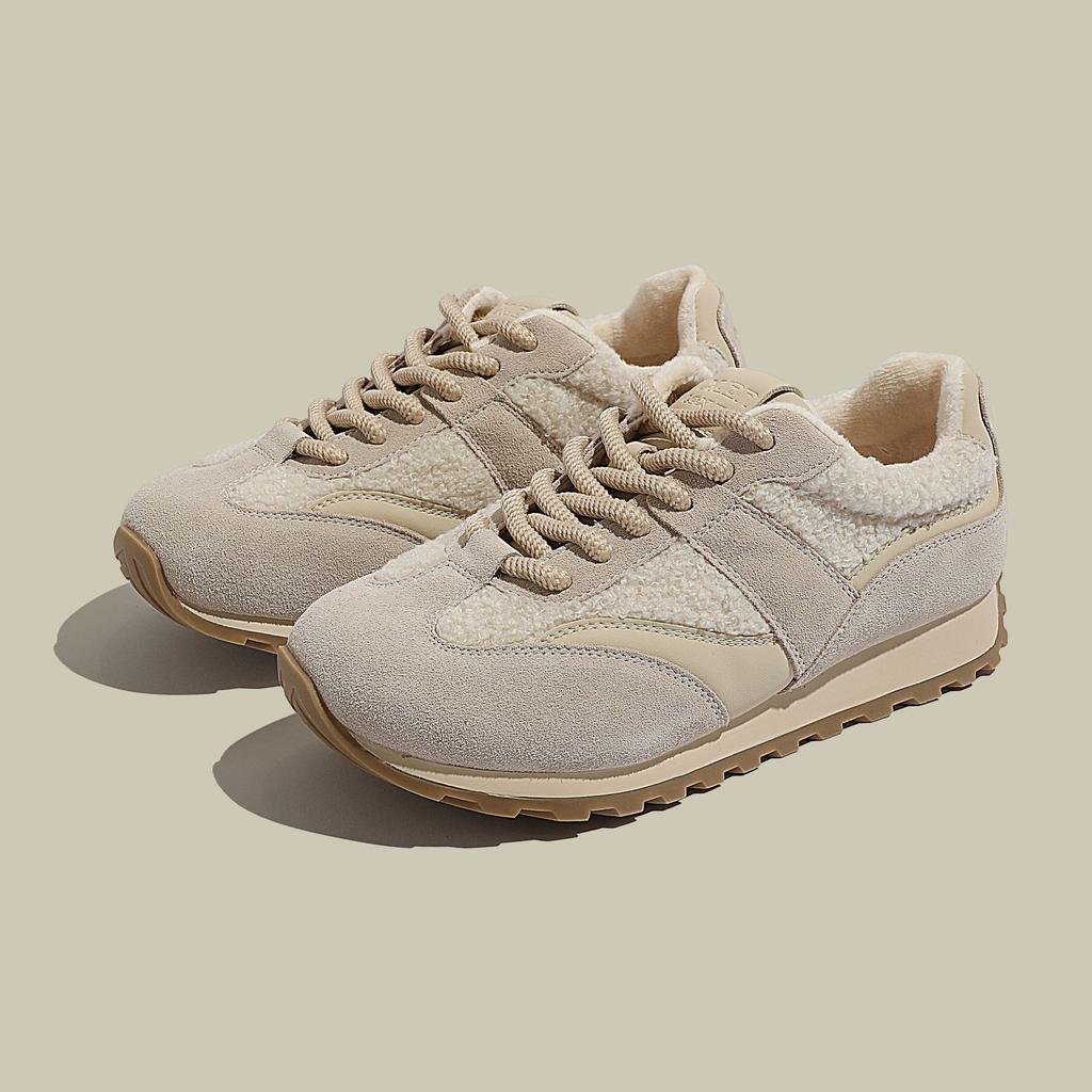 New Leather Sports Leisure Moral Training Shoes Women'S Shoes Versatile Casual Soft Sole Forrest Gump Shoes Fashion
