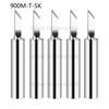 5PCS Soldering Iron Tips 900M-T Solder Tip Replacement Solder Welding Replacement Tip Kit Use Lead-Free Welding Tips Head