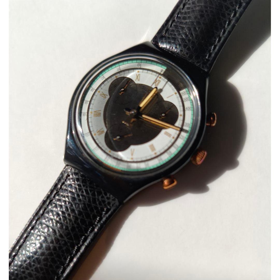 Used Swatch Chronograph Watch Black