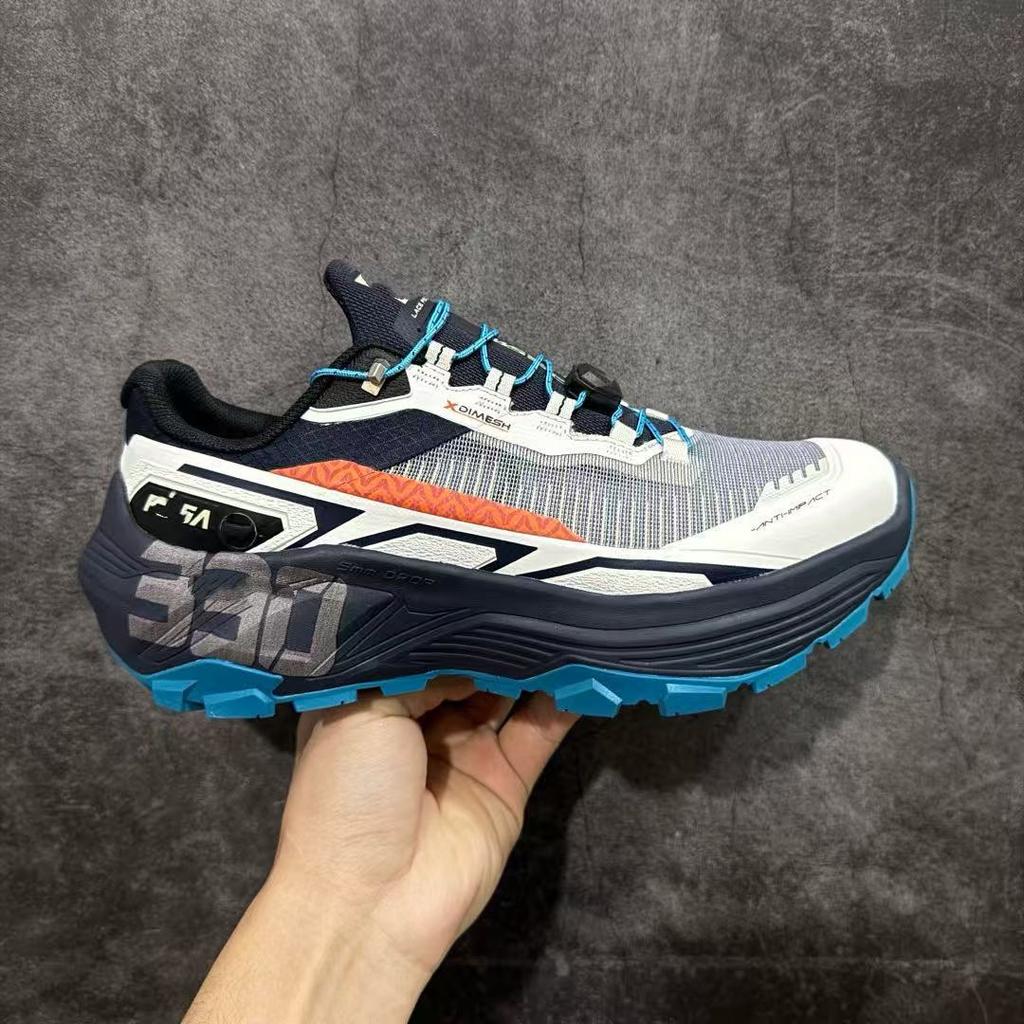 FUGA EX330 Breathable Trail Running Shoes, Shock Absorbing Anti Slip Outdoor Hiking Sneakers for Men Women