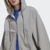 adidas Felpa con cappuccio e zip a maniche lunghe X Stella McCartney Giacca da felpa da donna Capispalla Medio-Canapa-Grigio HA8966
