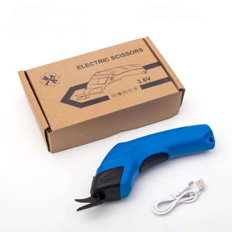 Electric Cloth Cutting Shears Handheld Cordless Tailor Scissors Portable USB Rechargeable Lithium Carpet Cardboard Leather Cutter