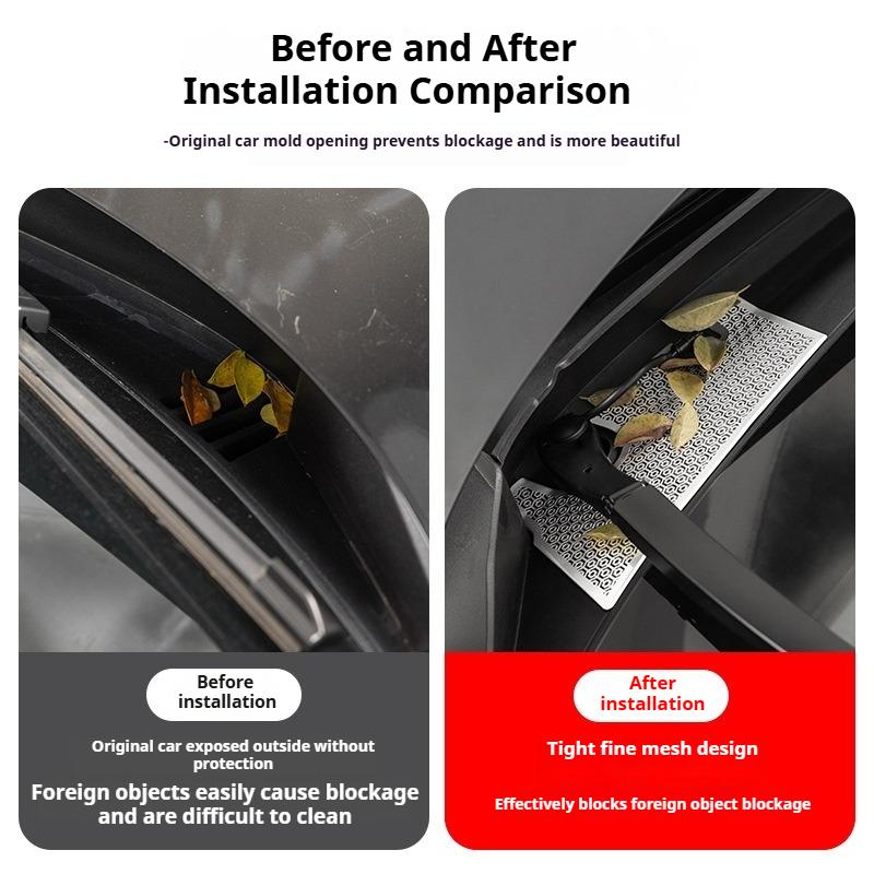 For Zeekr 7X Car Front Cover Dust Cover Cabin Outlet Protective Cover Air Intake of The Air Conditioner Modification Accessories