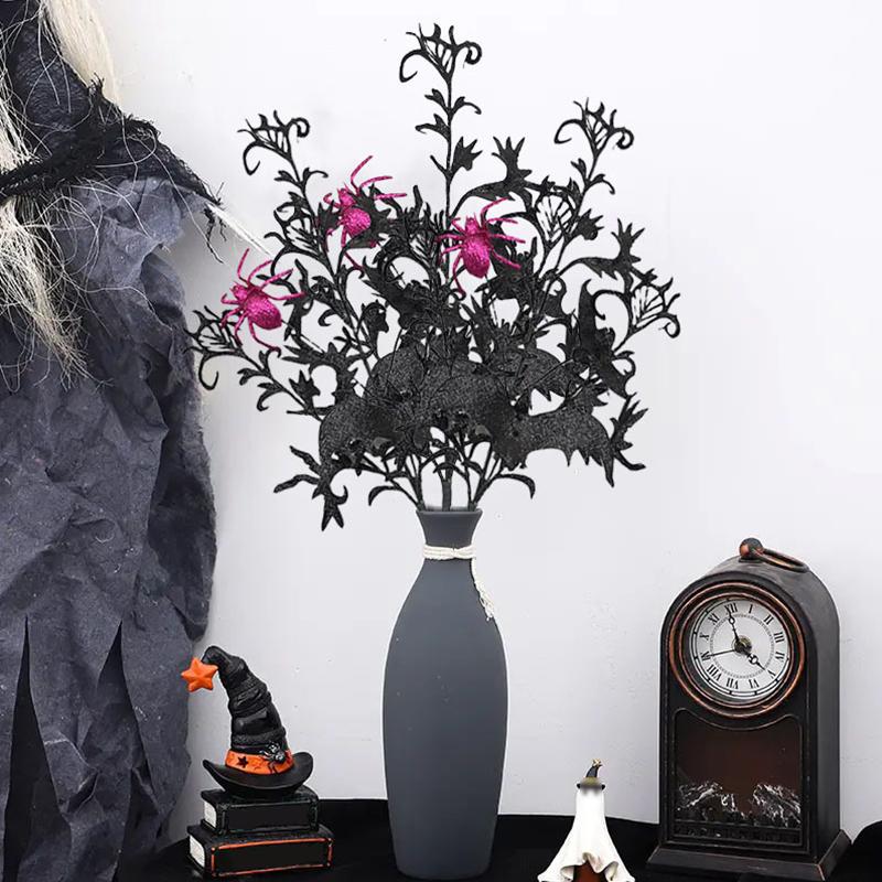 Halloween Halloween Geschenke Dunkler Stil DIY Bouquet Elegante Fledermausform Heimdekorationen 48/45cm