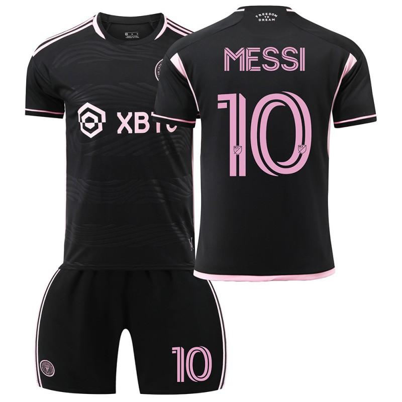 2324 Miami Jersey No. 10 Major League Football Home Away Black Pink Suit With Socks