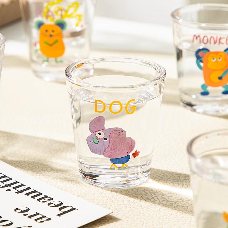 Wutuo Cartoon Pig 50ml Glass Shot Glass Set