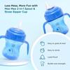 Mee Mee Anti Spill, Interchangeable Sipper/Sippy Cup 150ml with Soft Silicone Spout and Straw BPA Free, 6m+ (Blue)