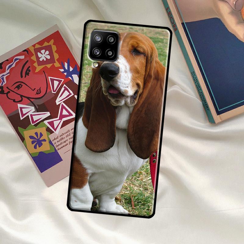 Basset Hound Dog Case For Samsung Galaxy A06 A16 A56 A36 A26 A54 A34 A14 A52 A32 A12 A13 A33 A53 A15 A35 A55