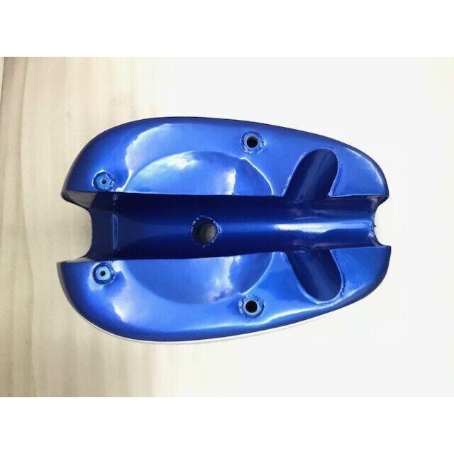 BSA A65 Thunderbolt Royal Star Blue Painted & Chrome Fuel Petrol Tank |Fit For