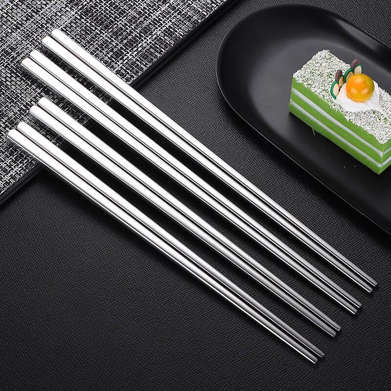 Oloty 304 Stainless Steel Chopsticks Set