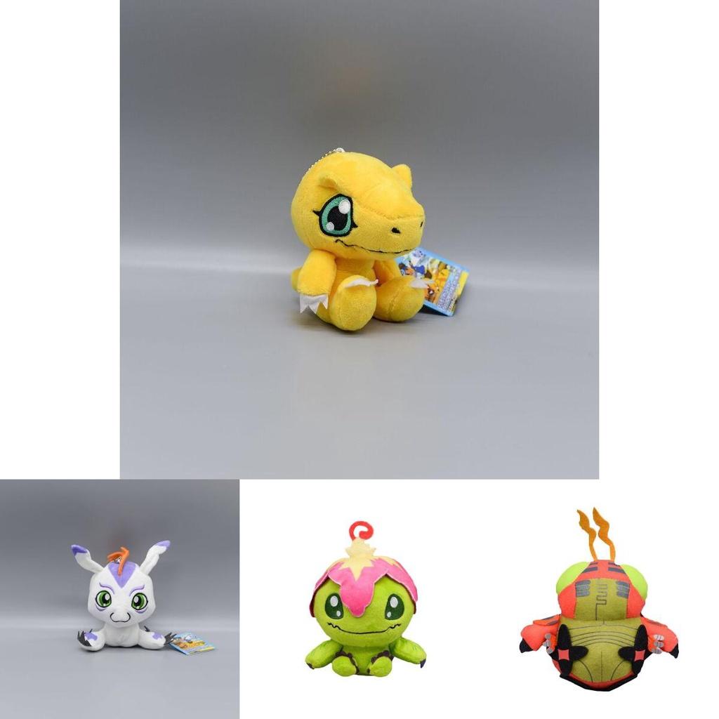 Adorable Digimon Plush Patamon Agumon Palmon Biyomon Keychain For Kids And Fans