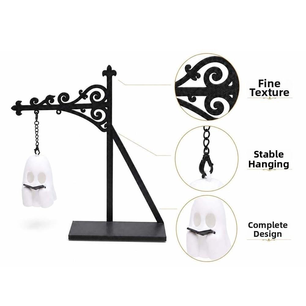 LED Light Halloween Ghost Lamp Vintage Style Insert Bookmark Light Desktop Setup