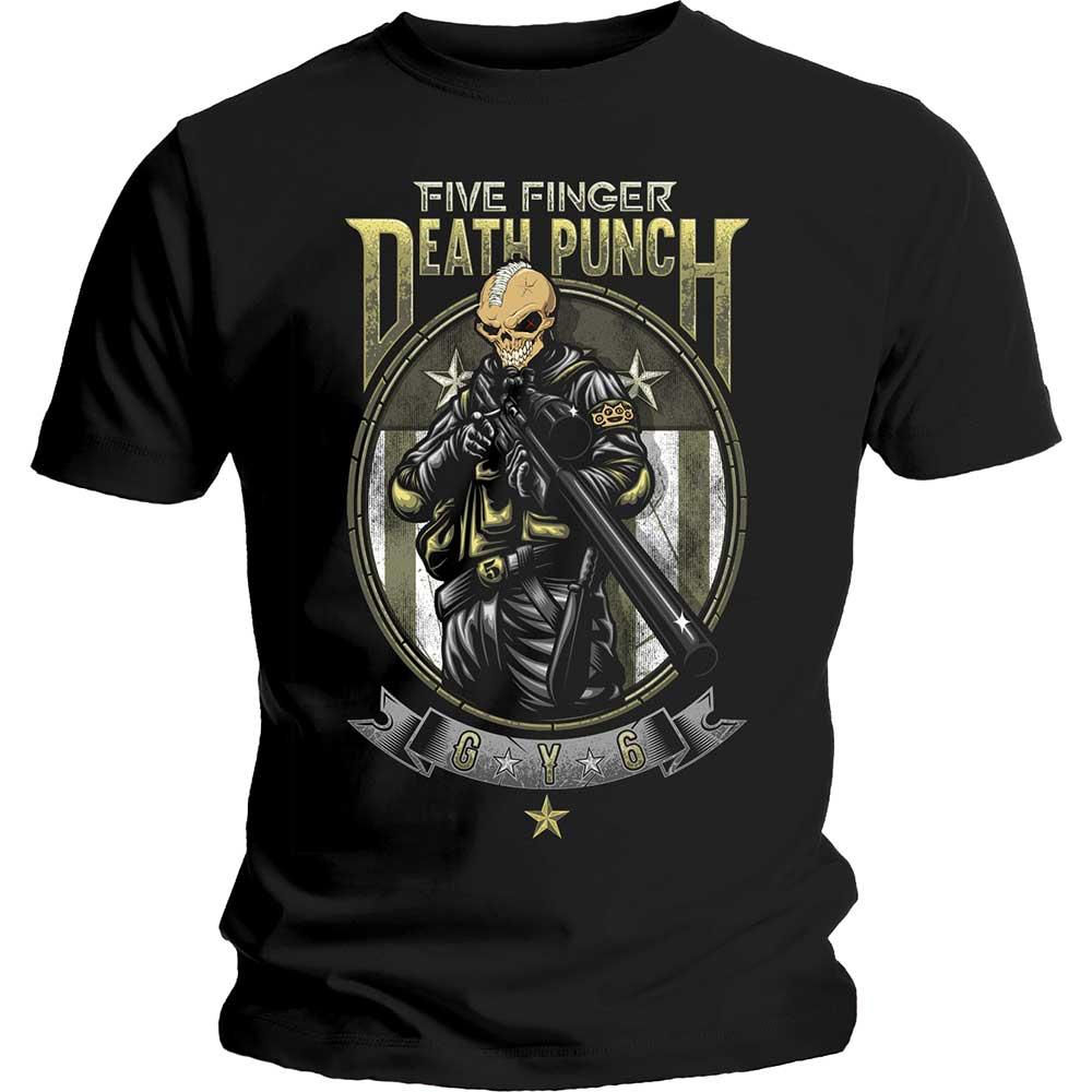 Seal of Ameth Five Finger Death Punch Band TShirt Cotton Graphic Tee Unisex Women Summer Streetwear