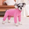 Warm Adjustable Pet Dog Jumpsuit Small Breeds Winter Coat With Fleece Lining