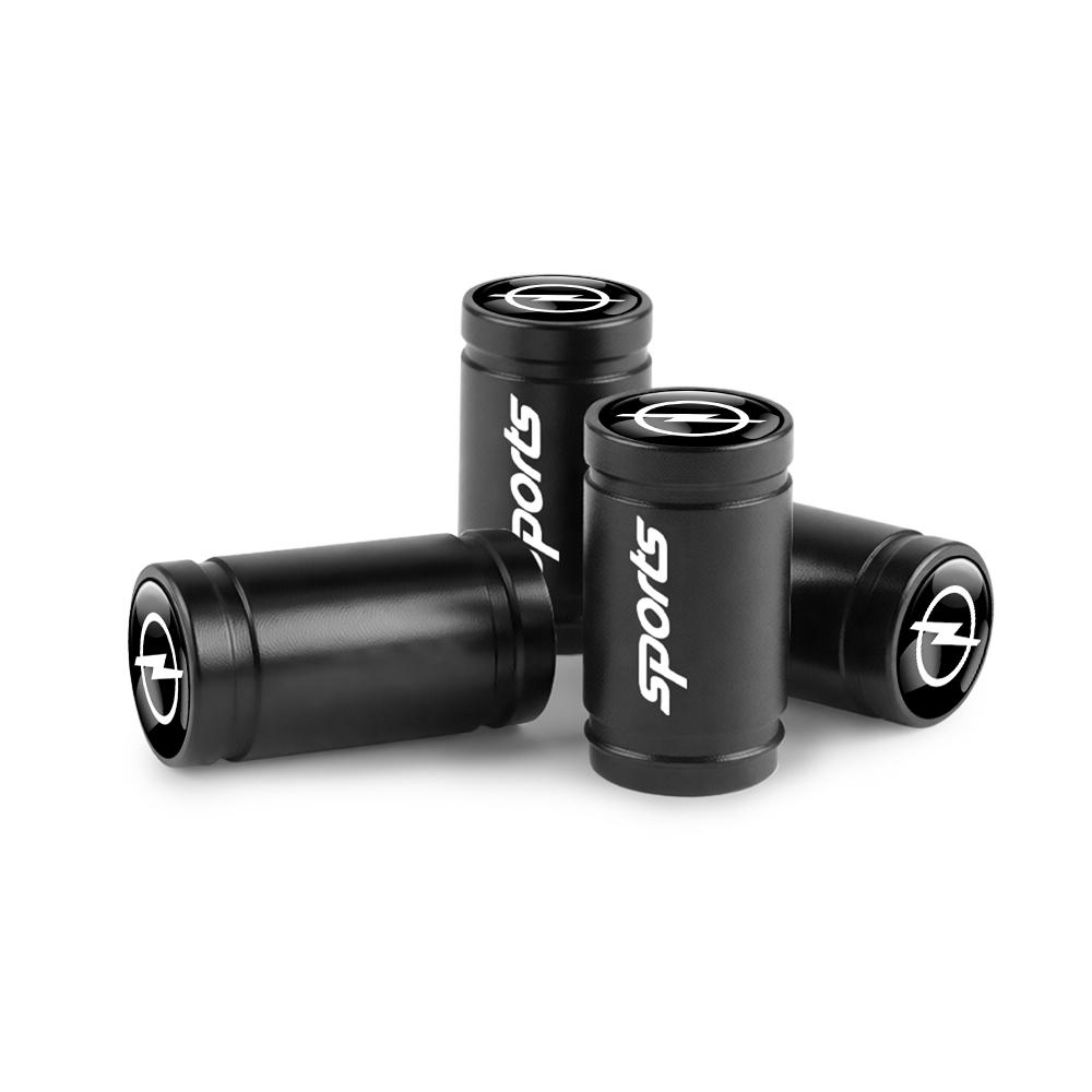 4Pcs Metal Car Styling Wheel Tire Valve Caps Covers Accessories For Opel Insignia Astra Antara Meriva Zafira H G Corsa Mokka OPC